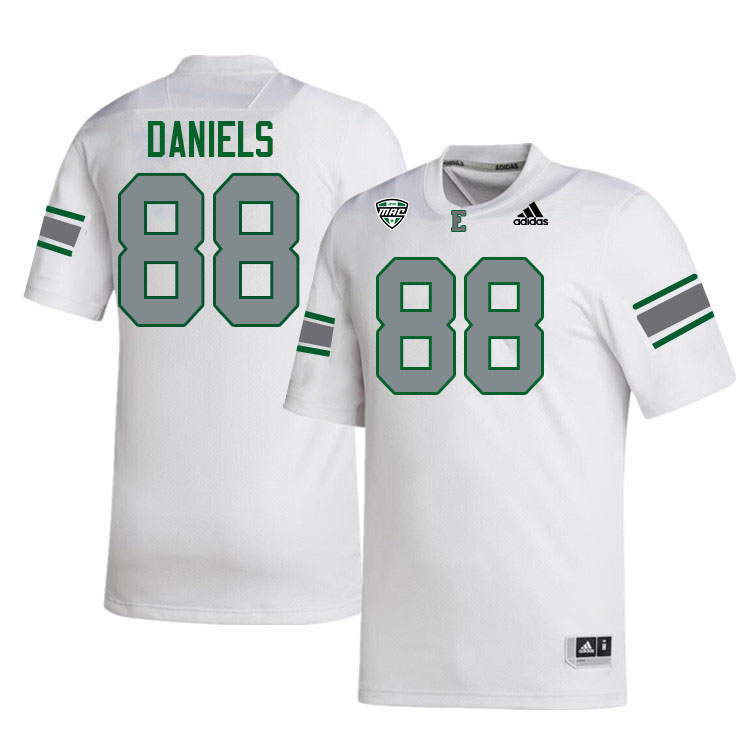 Eastern Michigan Eagles #88 Blake Daniels College Football Jerseys Stitched Sale-White